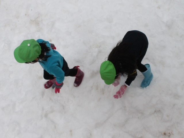 雪ってふわふわ
